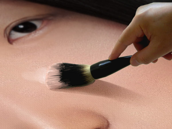 painting small face